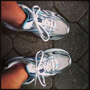 my running shoes..